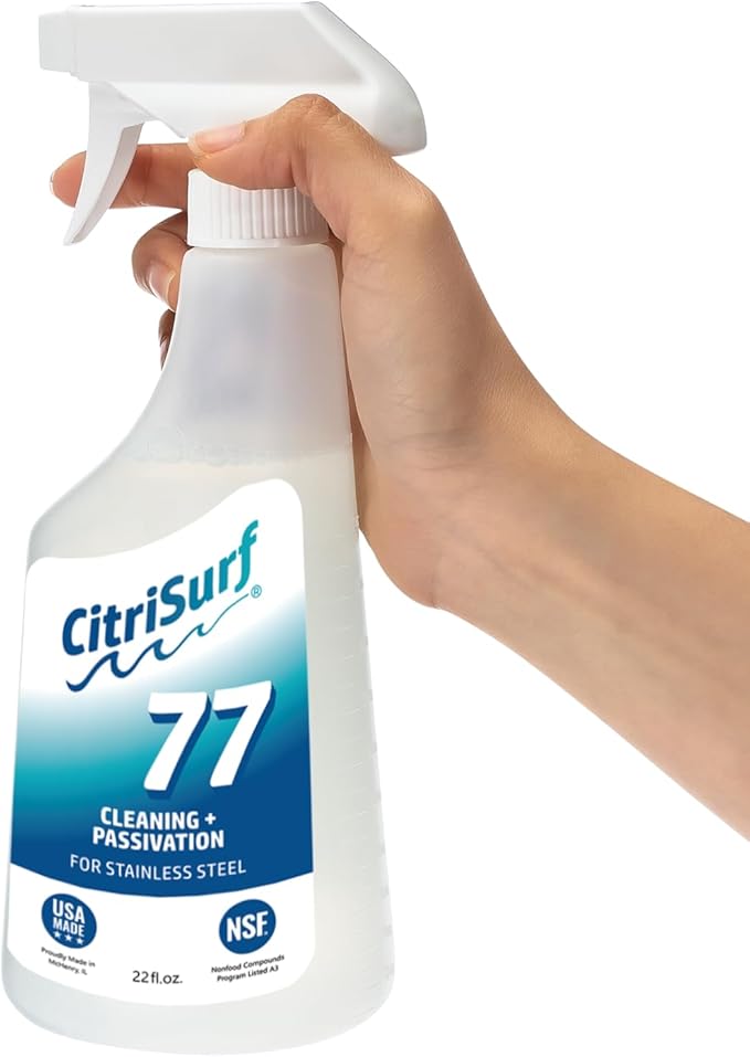 CitriSurf® 77 Stainless Steel Passivation Cleaner – Commercial Grade (22 ounce)