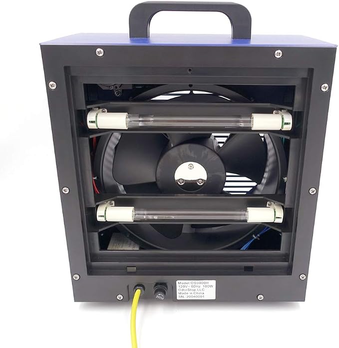 OdorStop OS3000H Hydroxyl Generator/UV Air Purifier with Charcoal Filter for Spaces up to 3000 sq ft and above
