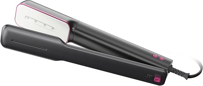Newbealer 3in1 Travel Iron, 100-240V Clothes Steamer,2 Steam Levels,Ashpink | Portable for On-the-Go, Heats in 20s, Dry Iron w/ Clamp, 180° Rotatable Head, 360° Leak-Proof, Auto-Off, Self-Cleaning, 90ml