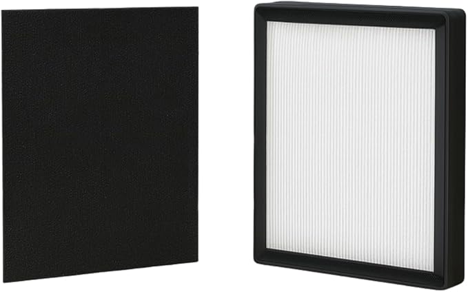 Nispira FAP-C01-A HEPA Replacement Filter for Filtrete Air Purifier, IDYLIS AC-2119, IAP-10-100, IAPC-40-140, IAP-10-150, H13 HEPA Activated Carbon 8 Packs