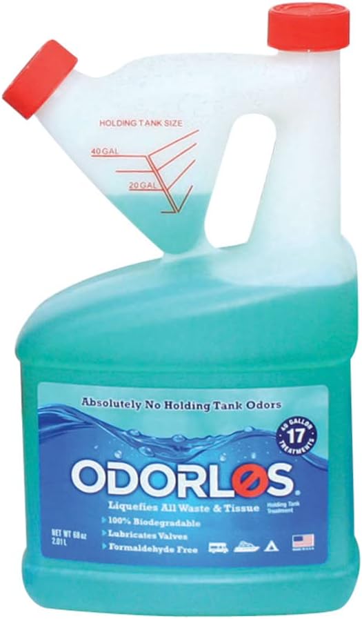 Valterra Odorlos V77003 Holding Tank Treatment (68oz Self Measuring Bottle),1 Pack