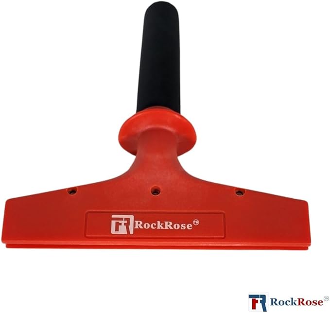RockRose 8'' Big Mouth Squeegee Handle - Professional Tinting Tool - Heavy Duty Sturdy Plastic Handle for Security Film Installation & Home Window Automotive Film - Extra Leverage Pack 2 Units