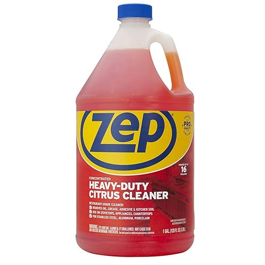 Simple Green 73434010 14010 Industrial Cleaner & Degreaser, Concentrated, Lemon, 1 gal Bottle & Zep Heavy-Duty Citrus Degreaser Refill - 1 Gallon - ZUCIT128 - Professional Strength Cleaner