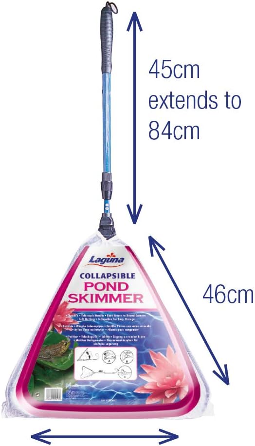 Laguna Collapsible Pond Skimmer Net with Telescopic Handle