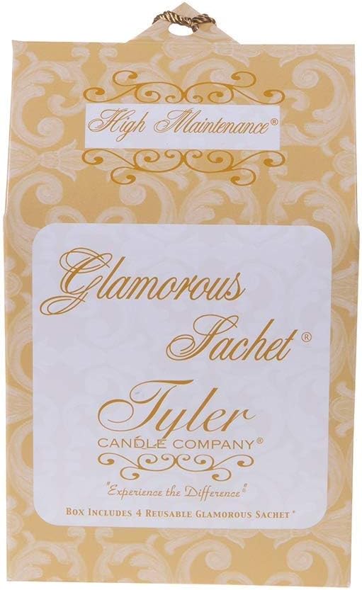Tyler Candle Company Wash High Maintenance Liquid Laundry Detergent 32oz w/High Maintenance Sachets Bundle