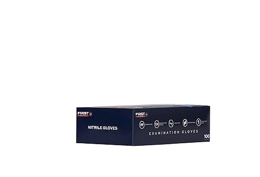 FIRT Glove Volt Medium 1000 Ct. 6 Mil Black Nitrile Disposable Gloves - Food Safe Disposable Gloves, Disposable Cleaning Gloves, Micro Textured Gloves for Enhanced Grip, Latex Free Gloves