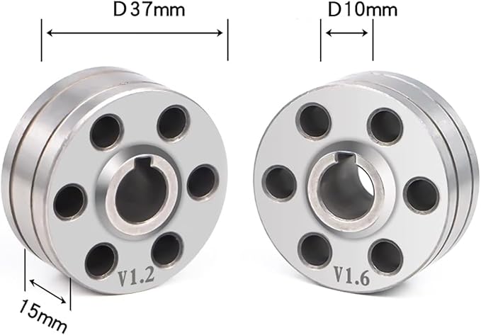SUP handheld laser welding machine wire feeding system accessories wire feeding rollers V-shape(1.2/1.6)*2pcs，
