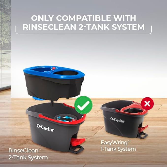 O-Cedar 2 Rinseclean Refills + 1 Citrus and 1 Lavender Pacs (Variety Pack)