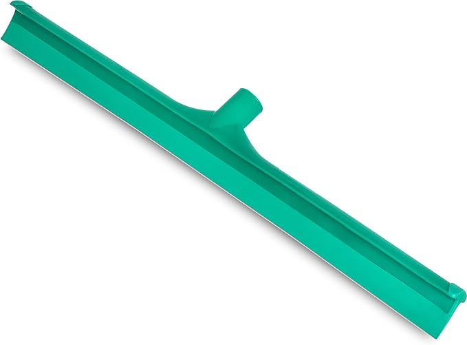 SPARTA 3656809 Plastic Floor Squeegee, Shower Squeegee, Heavy Duty Squeegee With Rubber Blade For Windows, Glass, Shower Doors, Floors, Windshields, 24 Inches, Green