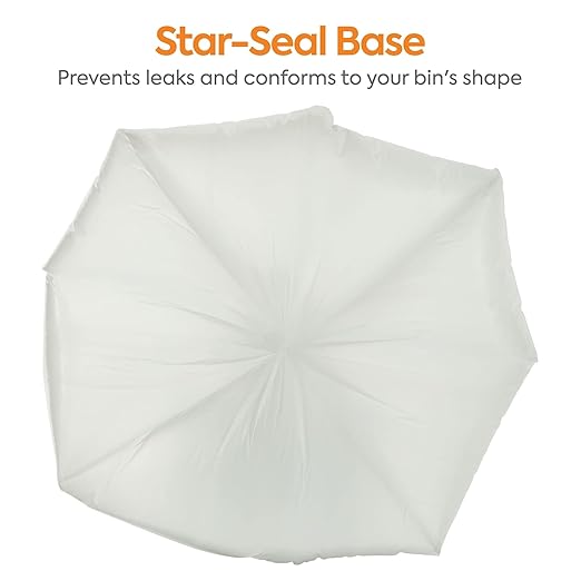 Coastwide Professional 4 Gallon Trash Bag, 17" x 17", Low Density, 0.35 mil, Clear, 1000 Bags/Box
