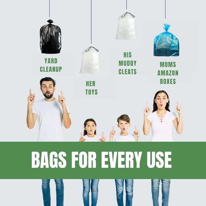 Plasticplace 20-30 Gallon Blue Recycling Bags 1.2 Mil, 30"W x 36"H, 200 / case