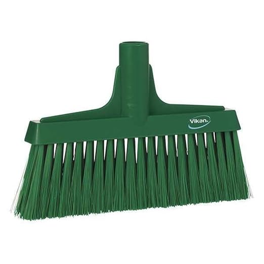 Remco 1 1/2 x 9 1/2 in Sweep Face Broom Head, Soft, Synthetic, Green 31042-1 Each