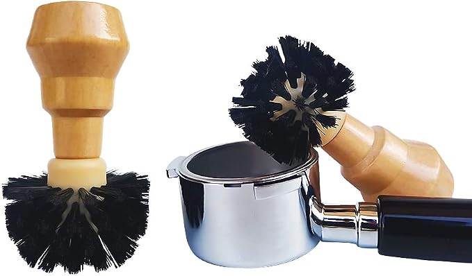 Coffee Filter Cleaning Brush of Coffee Espresso Machines Barista Tools Specially Designed for Coffee 51mm Portafilter Basket
