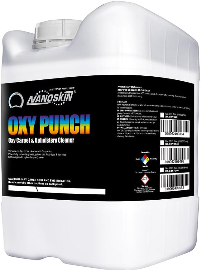 Nanoskin OXY Punch Carpet & Upholstery Cleaner [NA-OXY640], 5 Gallons