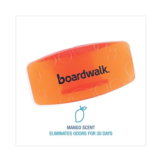 Boardwalk CLIPMAN Bowl Clip, Mango Scent, Orange (Box of 12)