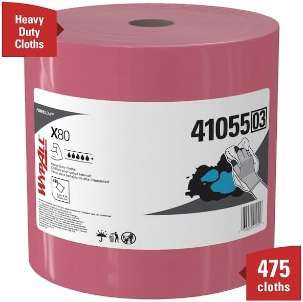 KIM41055 - WypAll X80 Hydroknit Jumbo Roll Towels
