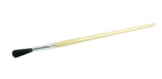 Weiler 41009 9/32" Marking Brush, Black Bristle, 1-3/8" Trim Length, Long Handle (Pack of 12)