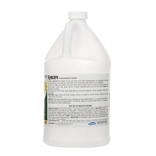 Kymcare, 1 Gallon, General-Purpose Alkaline, Low-Foaming Concentrated Power Cleaner That Removes Away Grease, Carbon Deposits, Oil & Dirt, Made in USA (55-056)