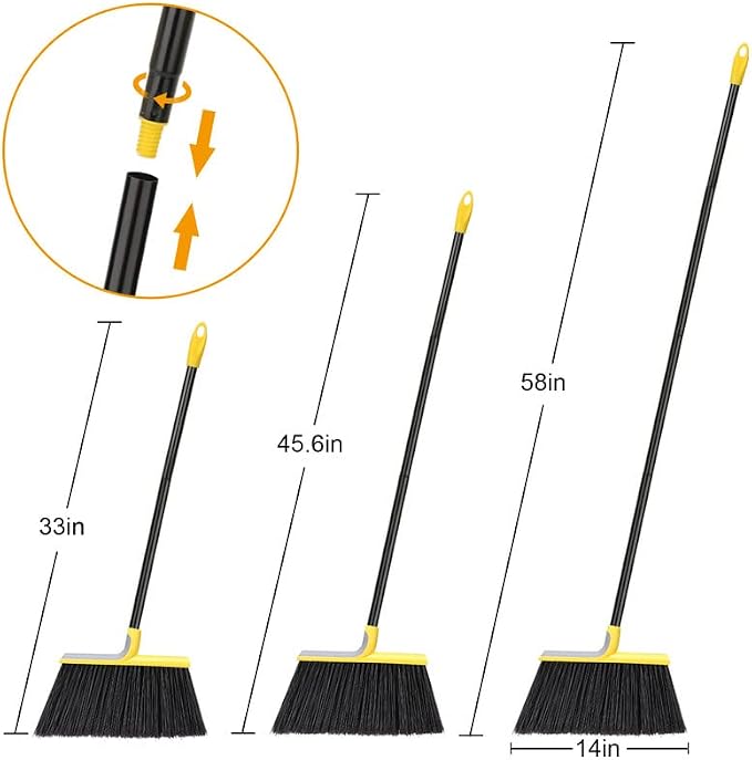 Outdoor Broom & 30Pcs 180° Duster Kit