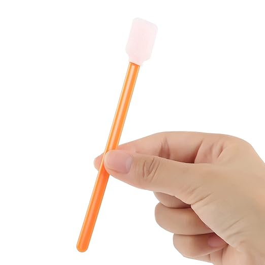 AAwipes Foam Cleaning Swabs (400 pcs, 5.25") - Lint Free Foam Tip Swab Cleanroom Sponge Stick Detailing Lab Swabs for Camera, Inkjet Printer, Optical Lens, Optical Equipment (C714C)