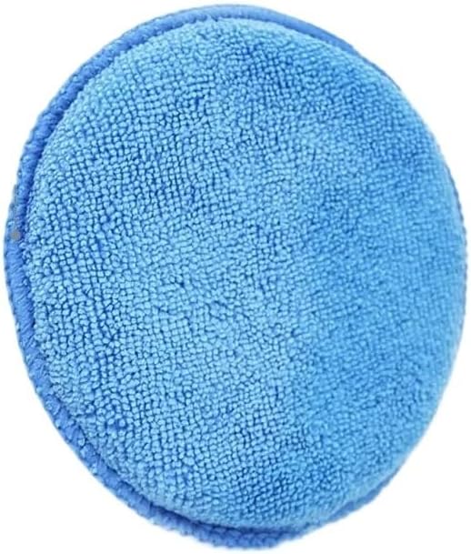 1/2/5PCS 5'' Inch Soft Microfiber Car Wax Applicator Pad Polishing Sponge for Apply and Remove Wax Auto Care Car Cleaning(2PCS)