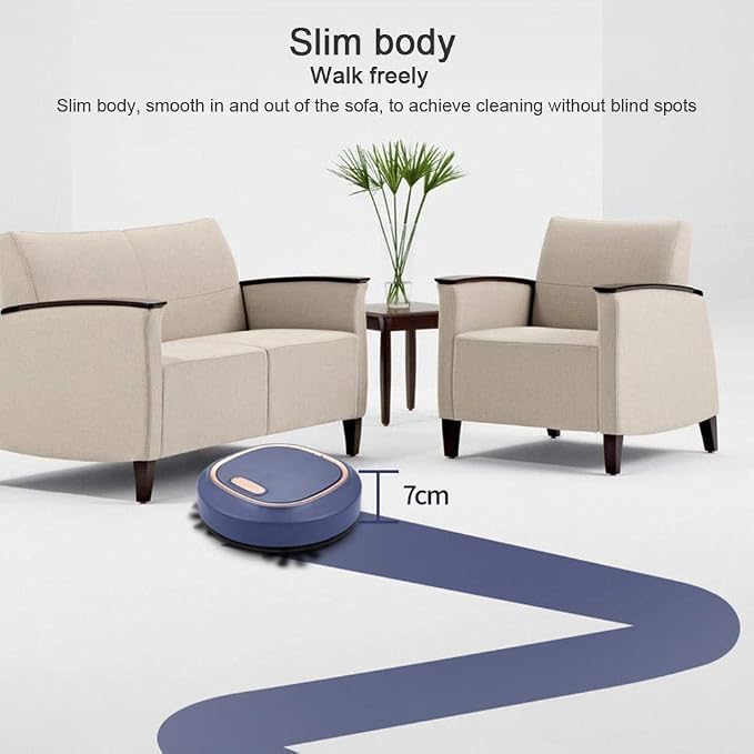 1500Pa Smart Robot Vacuum Cleaner ,Upgrade The New Multifunctional 3-in-1 Rechargeable Auto Floor Sweeping Robot Vacuum Cleaner Machine,Smart Household Electric Sweeper Cleaning Vacuum Cleaner