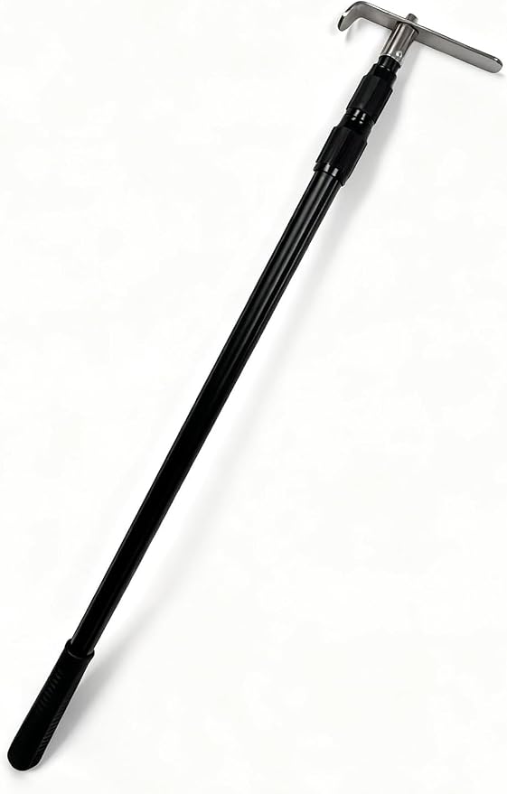 6.9FT Telescoping Truck Bed Cargo Hook, Heavy-Duty Extendable Retrieval Tool for Pickup, SUV, RV, Boat & Garage