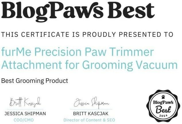 FURME Precision Paw Trimmer Attachment Compatible with Professional Plus Grooming Vacuum Model (FM-02)