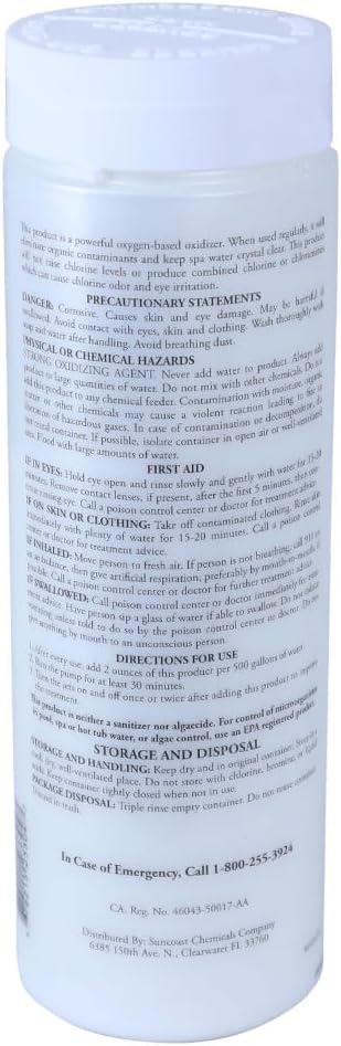 SpaChoice 2-Pounds 2-Pack Premium Re-Energize Spa Shock, Hot Tub Shock, Made in USA