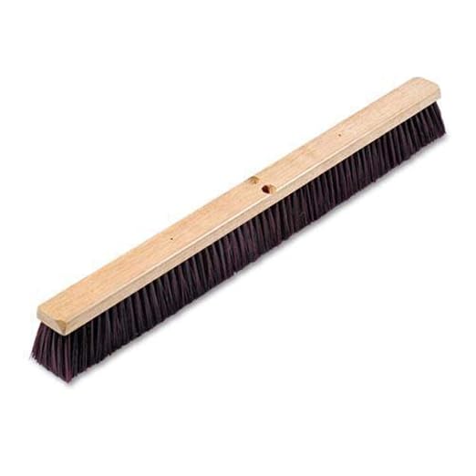 Boardwalk Floor Brush Head, 3.25" Maroon Stiff Polypropylene Bristles, 36" Brush