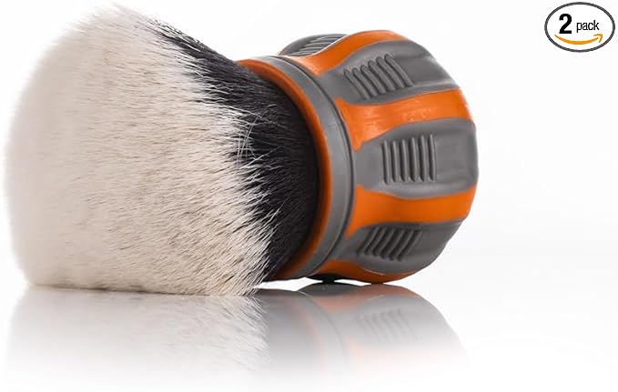Detail Factory - Curveball XL Synthetic Brush - Ultra Soft Bristles, Comes with Storage Rack, Covers Large Area Inside or Outside Vehicles - Solar Flare