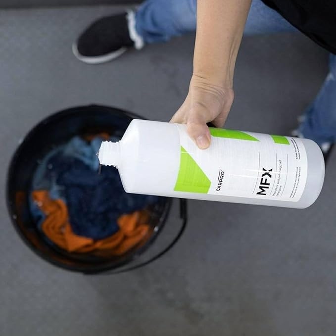 CARPRO MFX - Liter - Microfiber Detergent, Remove Oils, Waxes and Dirt from Your Microfiber Cloths to Restore Drying Towels and Buffing Cloths