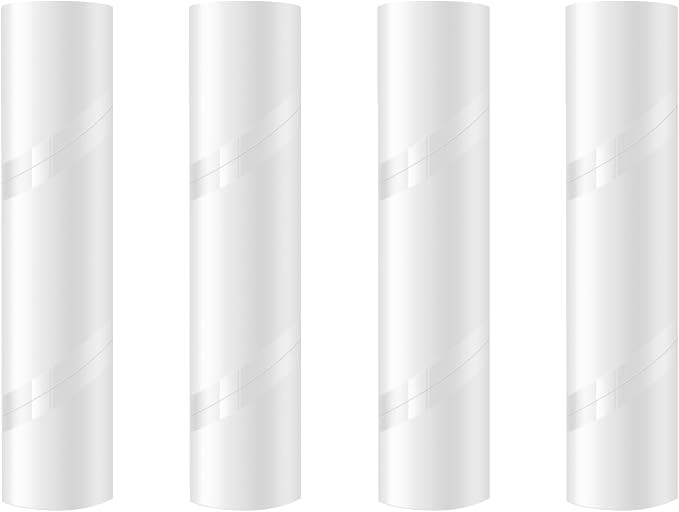 13.8" Large Lint Rollers/7.5" Small Lint Rollers for Pet Hair Extra Sticky,Large Roller with Long Handle for Cleaning Carpets,Clothing,Floors,Wall Cleaner Mop Dust Remover (4Rolls 7.5" Refill)