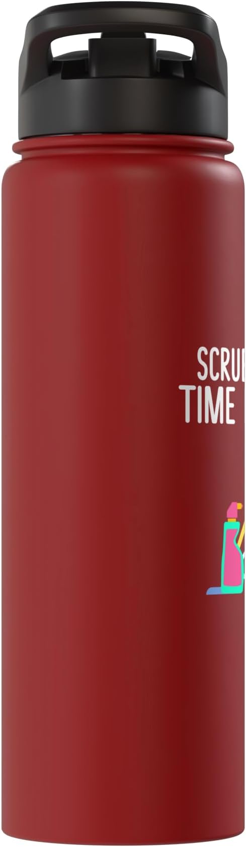 Scrub a dub dub time for a Scrub Cleaning Stainless Steel Insulated Water Bottle