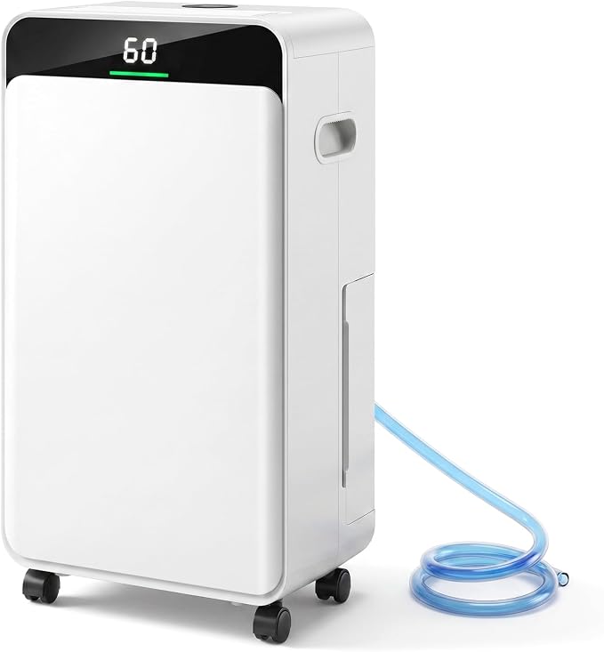 Ludatido 2026Upgraded Max 35 Pints Dehumidifier for Spaces up to 2,500 Sq.Ft at Home, in Basements and Large Rooms with Drain Hose and 0.56 Gallons Water Tank