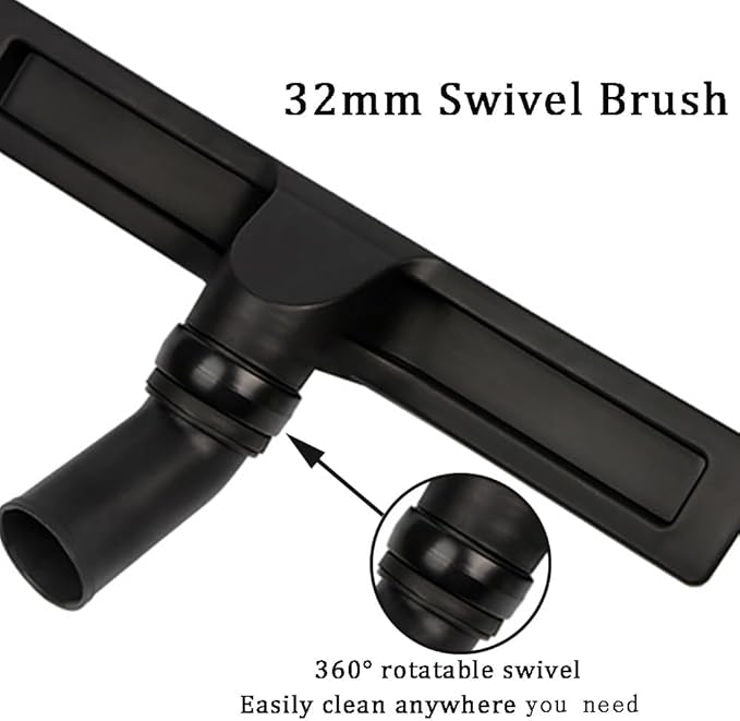 8 Pcs Vacuum Attachments for Shop Vac Accessories - 2 1/2" to 1 1/4" and 1 7/8" to 1" Universal Vacuum Hose Adapter, 1 1/4" Vacuum Floor Brush Attachment Crevice Tool Vacuum Cleaner Accessories