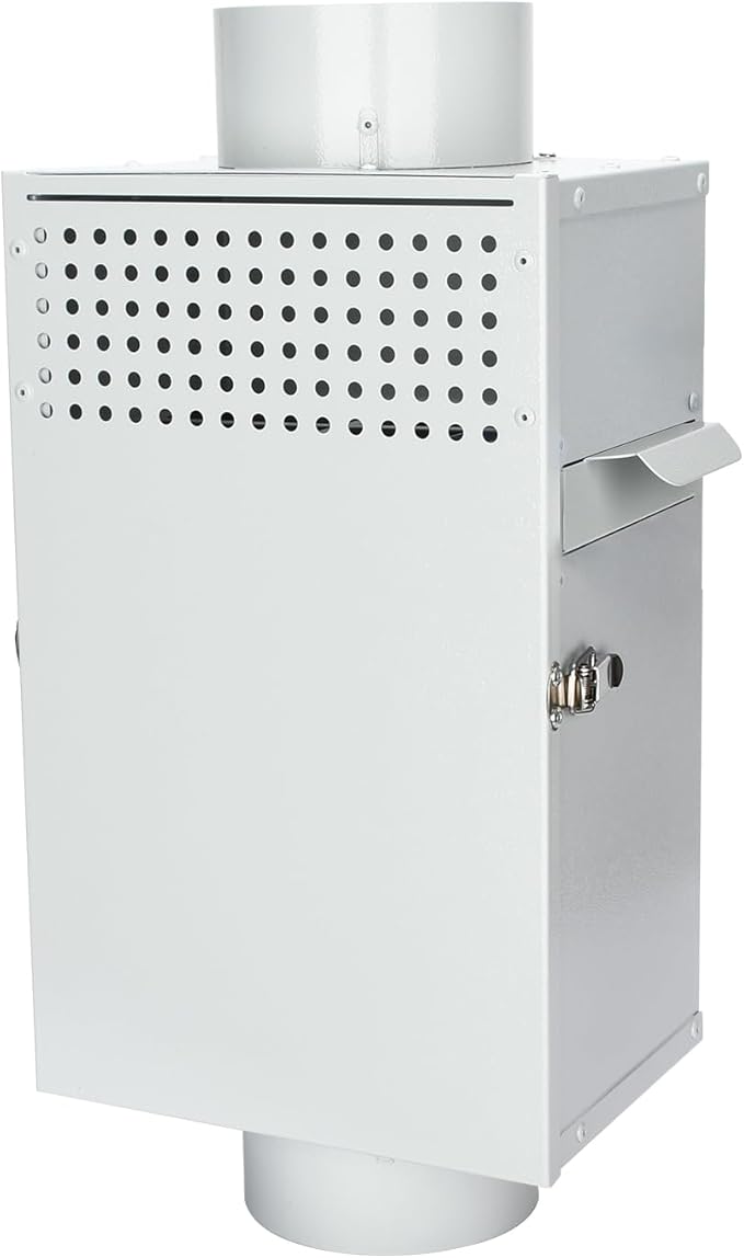 Upgraded Galvanized Steel 3-in-1 Multifunction Indoor Dryer Vent Kit, Dryer Duct Lint Trap, Dryer Vent Box Switch Summer Winter for Electric Dryers, Fits all 4" Dryer Duct Hose