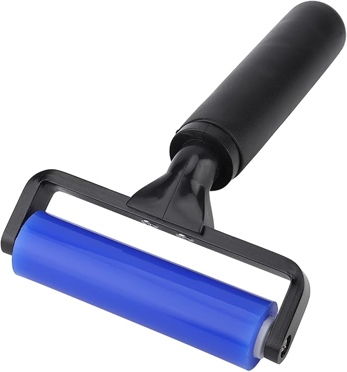 Dust Removal Roller,Sticky Lint Roller with Cover Reusable Washable Travel Dust Picker Cleaner Remover Brush Value Set for Clothes, Pet,Hair,Debris,Bedroom, Living Room, Office(4 inches)