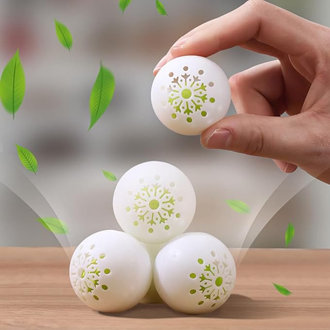 LUOZZY 24 Pcs Shoe Deodorizer Balls Sneaker Odor Shoe Aroma Ball Remover for Refreshing Sneakers Gym Bags Lockers