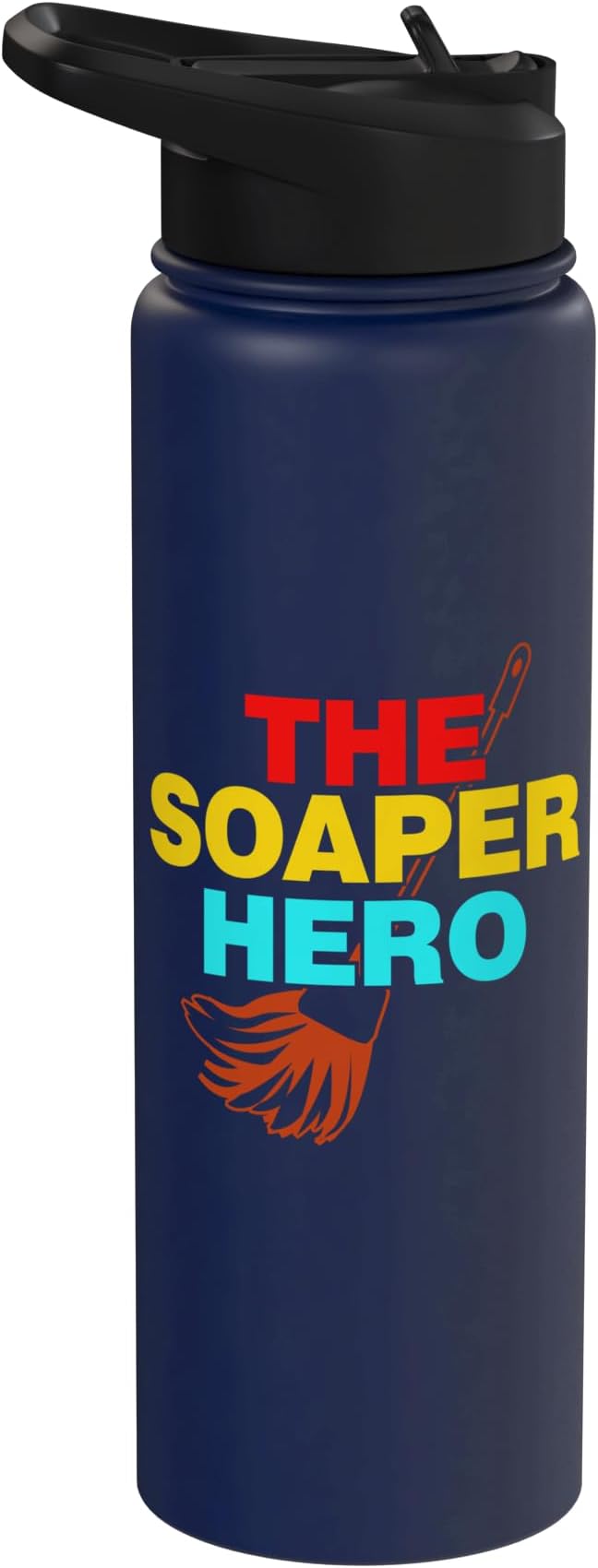 The Soaper Hero Cleaning Stainless Steel Insulated Water Bottle
