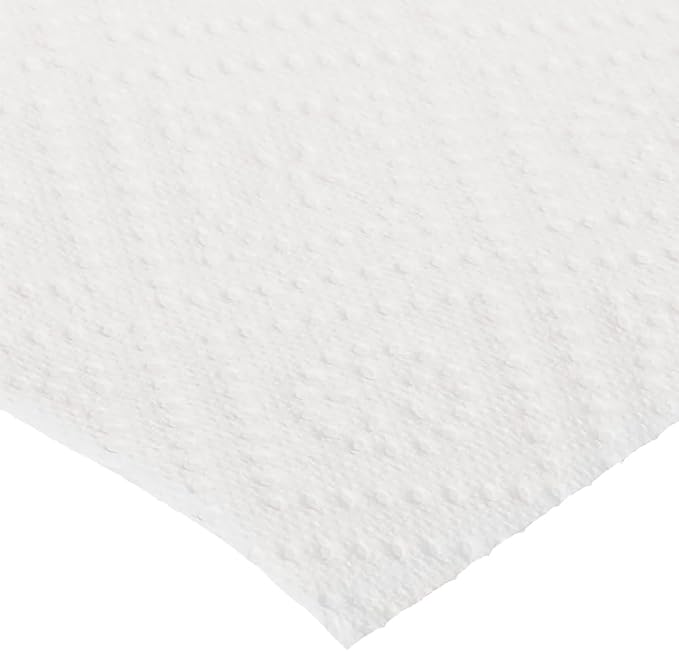 AmazonCommercial 2-Ply White Adapt-a-Size Kitchen Paper Towels, Absorbent, Thick, Individually Wrapped, 140 Towels per Roll (12 Rolls), 1,680 Sheets Total