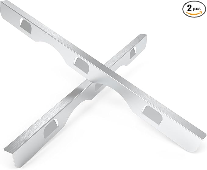 Stove Gap Covers 316 Stainless Steel,Thick Stove Gap Filler,Heat-Resistant Oven Side Gap Filler,Between Stove and Counter Slide In Range Trim Kit for Kitchen,2 Pack (23.2” Upgrade Silver)