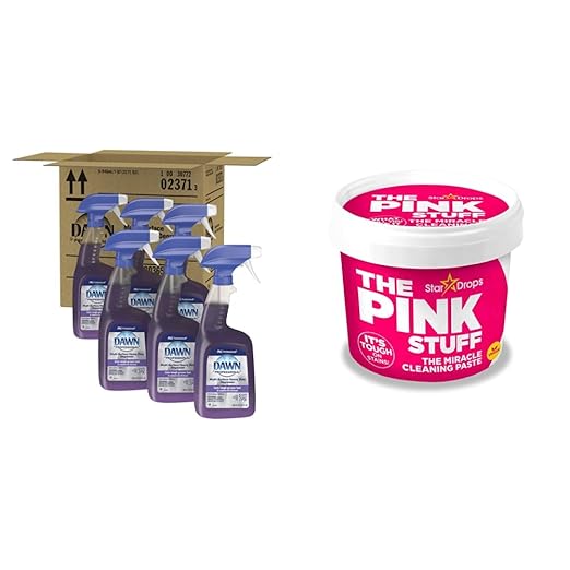 Dawn Professional Multi-Surface Heavy Duty Degreaser Spray, 32 fl oz (Case of 6), Ready to Use for Kitchen, Restaurants, Foodservice, and More & Stardrops - The Pink Stuff