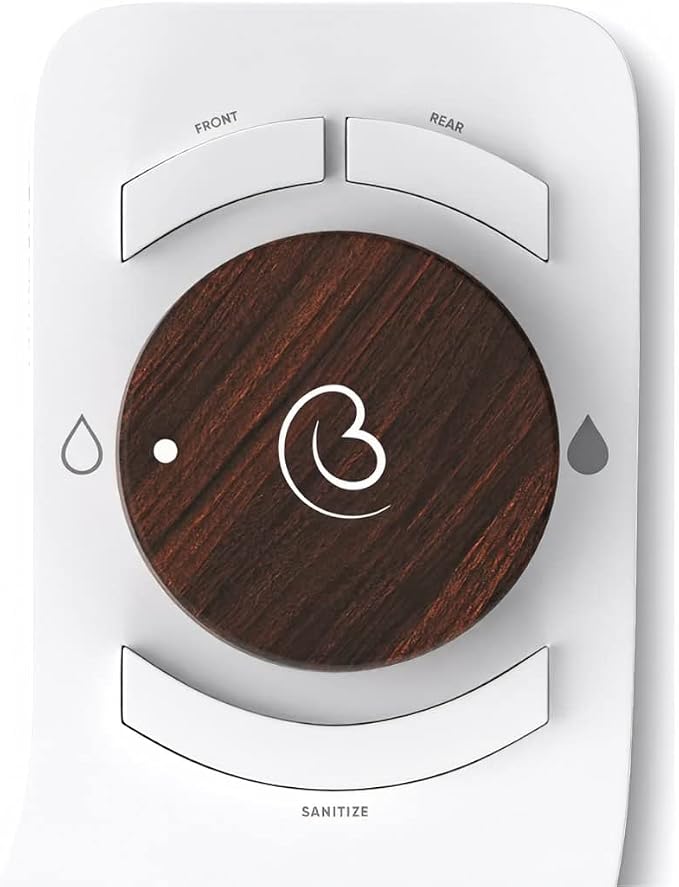 Revolution. Bidet Attachment for Toilet. Luxury Design, Bathroom Bidet Sprayer for Toilet, auto Shut Off, Non Electric, Dual Nozzle, Feminine wash, self Cleaning. Tokyo Platinum.