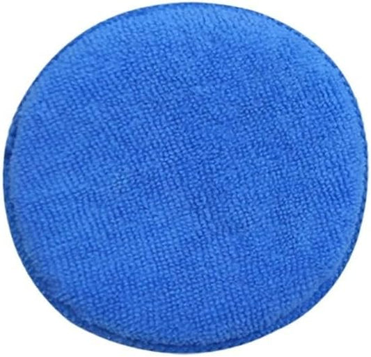1/2/5PCS 5'' Inch Soft Microfiber Car Wax Applicator Pad Polishing Sponge for Apply and Remove Wax Auto Care Car Cleaning(1PCS)