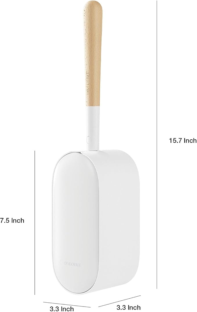 Toilet Cleaner Brush, Diveotree Toilet Brush and Holder for Dead Corner Cleaning, Wall Mounted Toilet Bowl Brush for Bathroom Decor, Toilet Scrubber Brush for Home/Hotel (White, Round-1pack)