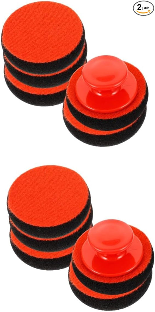 Mobestech 2sets Car Wax Applicator Pads Pads for Car Polishing Sponge Cleaning Kit Multi-Purpose Sponges