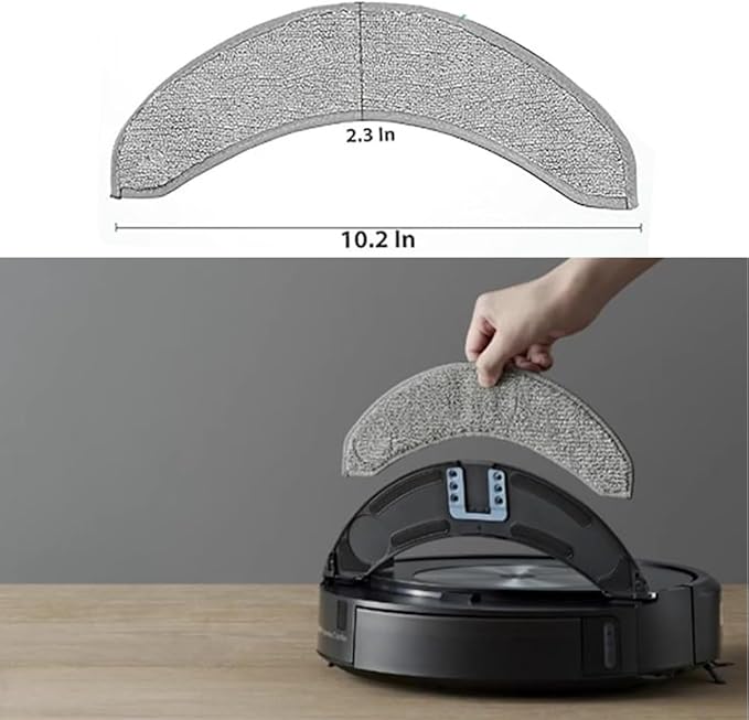8 Pack Mopping Pads Replacement Parts Compatible with iRobot Roomba Combo j7+ j9+ Robot Vacuum & Mop Cleaner Accesories Mop Cloth