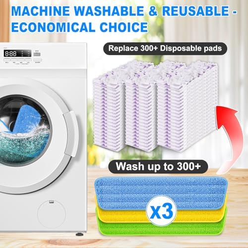 Spray Mop for Floor Cleaning with 6 Microfiber Washable Pads