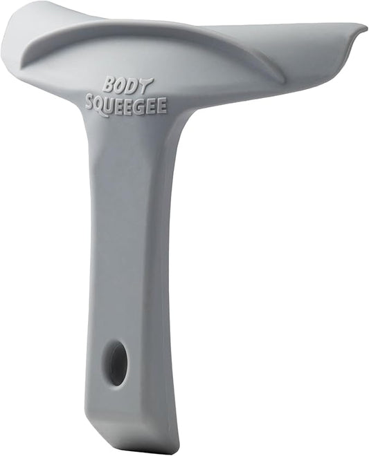 The Body Squeegee Original Silicone Squeegee for Body, Curved Water Remover for Skin, Post-Shower Drying Tool, Hygiene Tool for Reducing Muskiness in Towels, Shower Accessory and Bathroom Essential